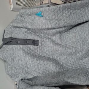 Gray Quilted Women's Reversable Jacket